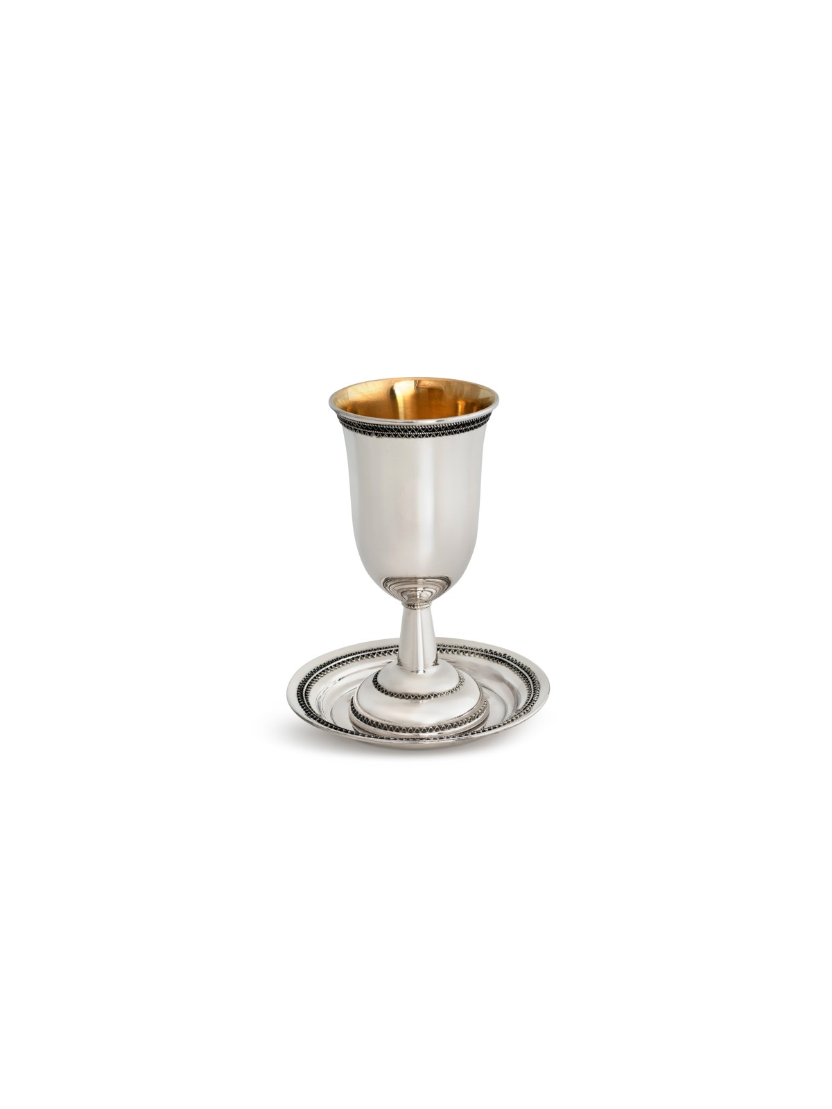 Kiddush Cup with Custom Engraving and Filigree , Passover Gifts , Isra
