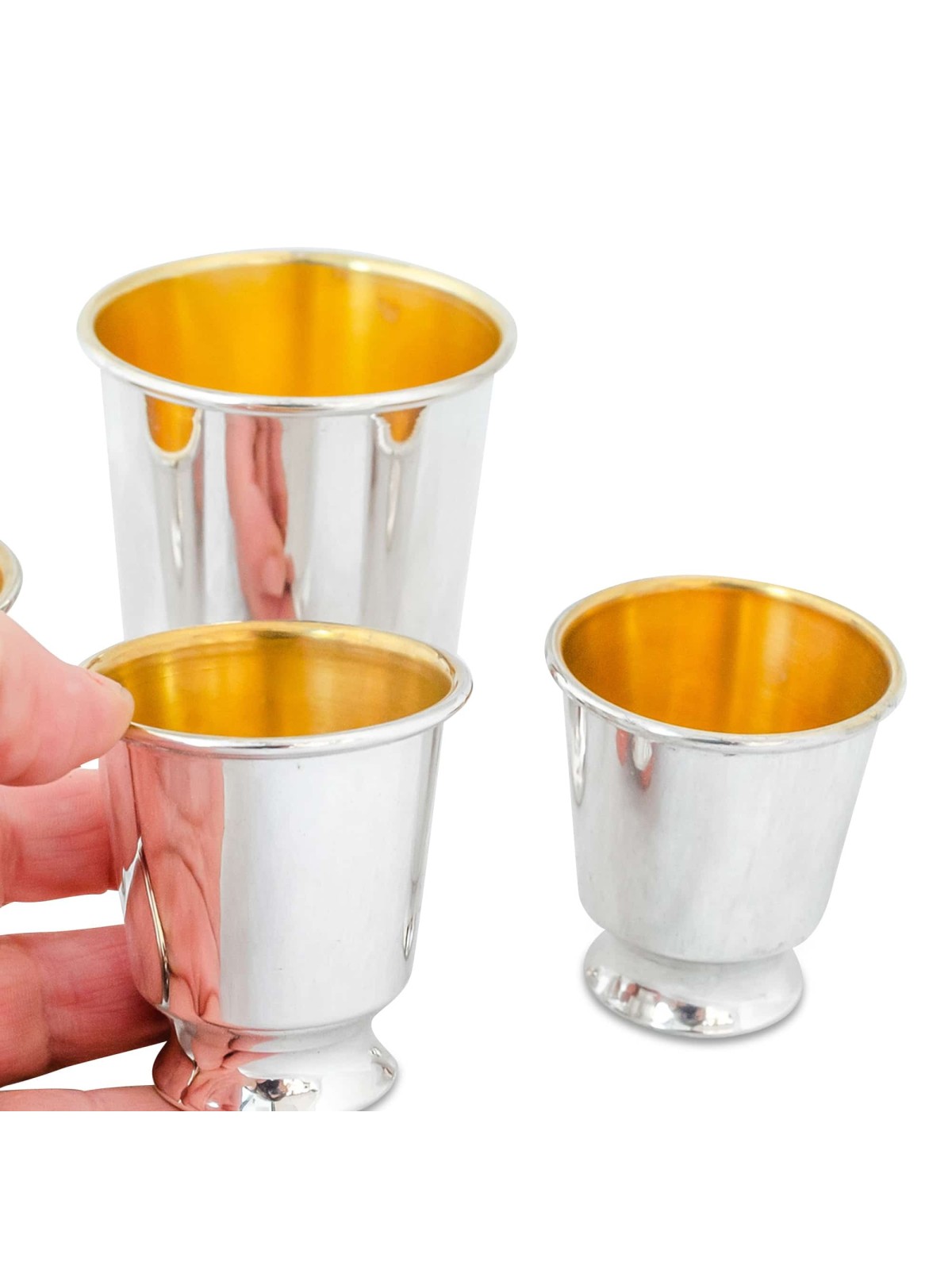 Coupe de Kiddouche moderne personnalisée avec assiette, coupes de Kiddouche modernes, Isr