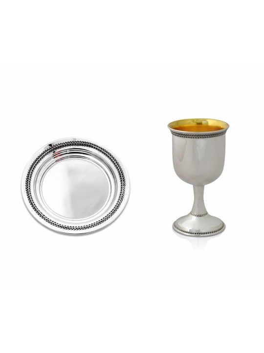 Gobelet à vin personnalisé classique avec une tige, cadeaux de Pâque, Israël