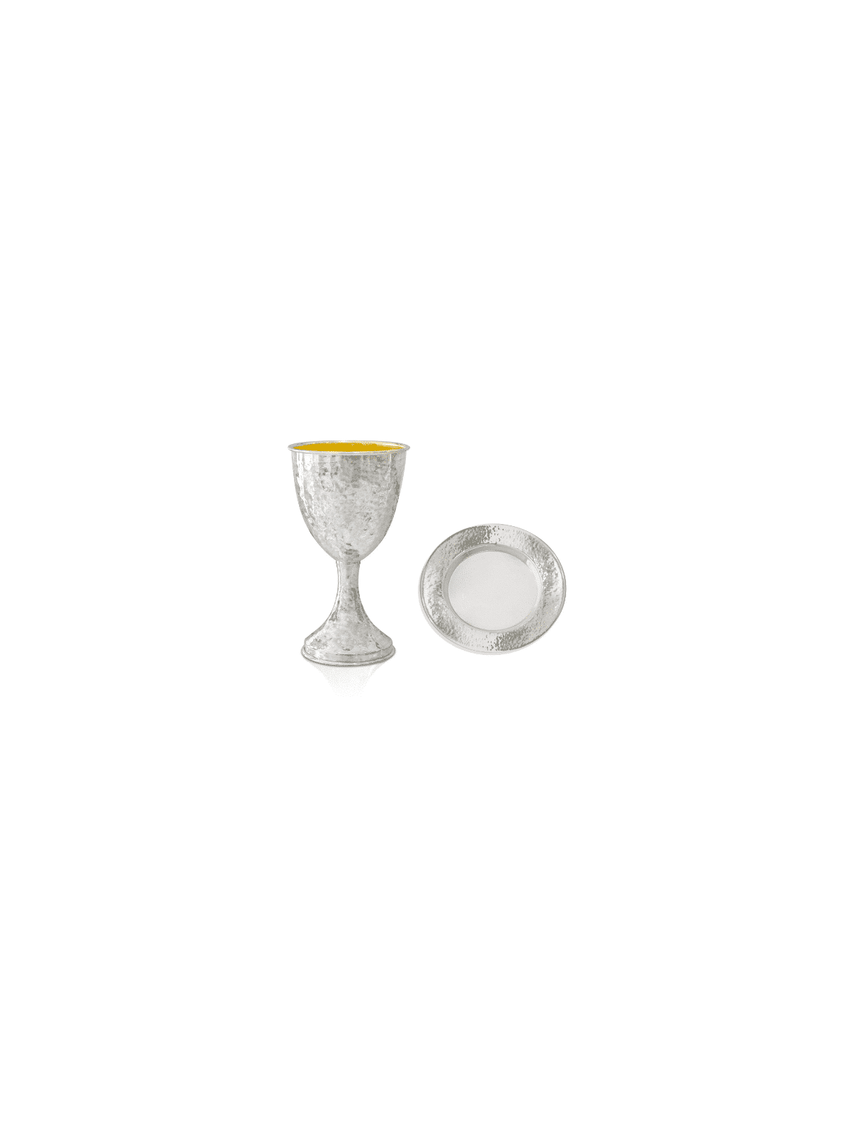 Stunning & Hammered Sterling Silver Kiddush Cup , Passover Gifts , Isr