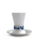 Coupe de Kiddush en émail coloré avec nom personnalisé, Kiddush Cu moderne