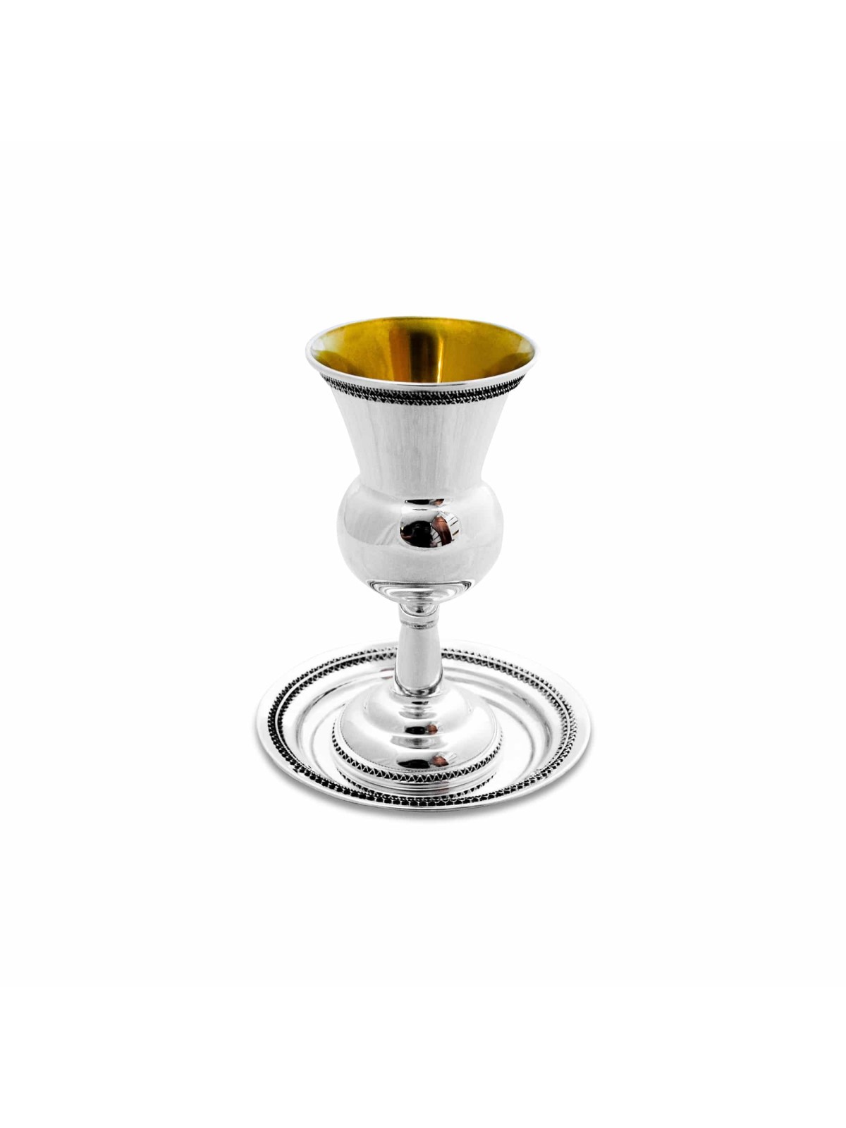 Coupe de Kiddouch avec design en filigrane yéménite, cadeaux de Pâque, J israélien