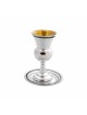 Kiddush Cup with Yemenite Filigree Design , Passover Gifts , Israeli J