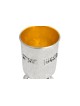Custom Hammered 925 Sterling Silver Kiddush Cup , Passover Gifts , Isr