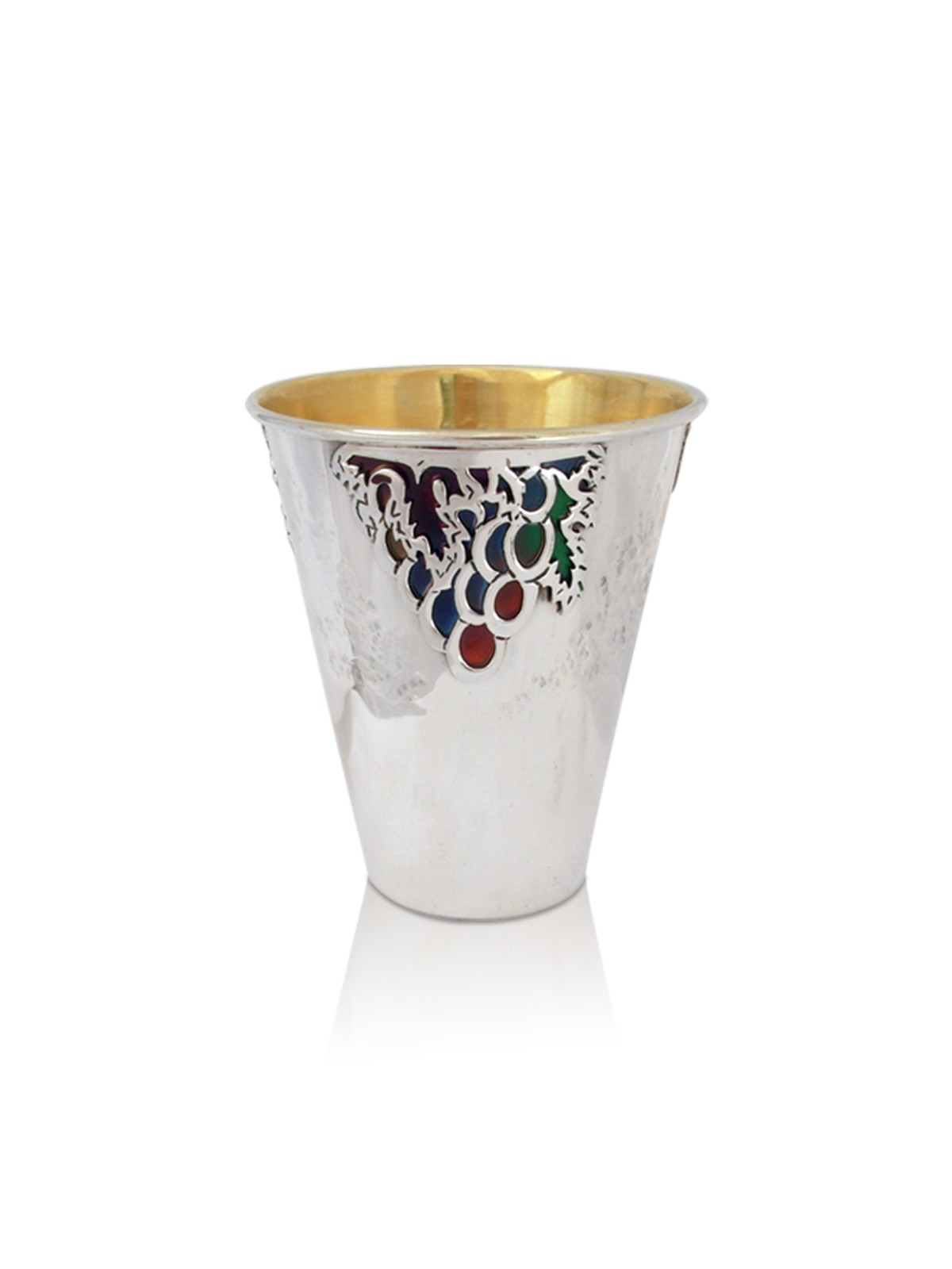 Tasse à vin colorée unique en émail froid, tasses modernes de Kiddouch, J israélien
