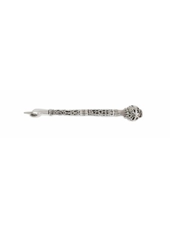 Unique Silver Filigree Crown Torah Pointer , Shabbat Gifts , Israeli J