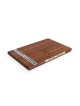 Personalized Mahogany Wood & Silver Challah Board , Shabbat Gifts , Is