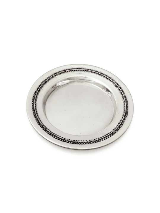 Service à vin en argent sterling 925 avec bordure en filigrane, cadeaux de Pâque, Isra
