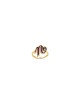 Bague de lettre de nom colorée en émail doré 14 carats, cadeaux Tu B'Av, Jud israélien