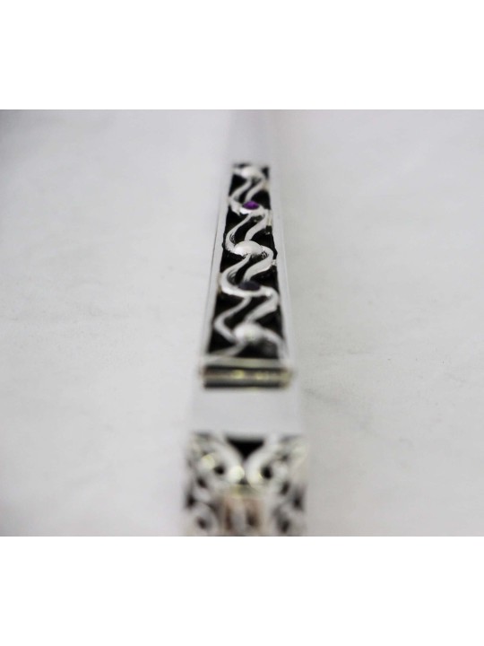 Yad Torah Pointer with Amethyst Stones , Shabbat Gifts , Israeli Judai