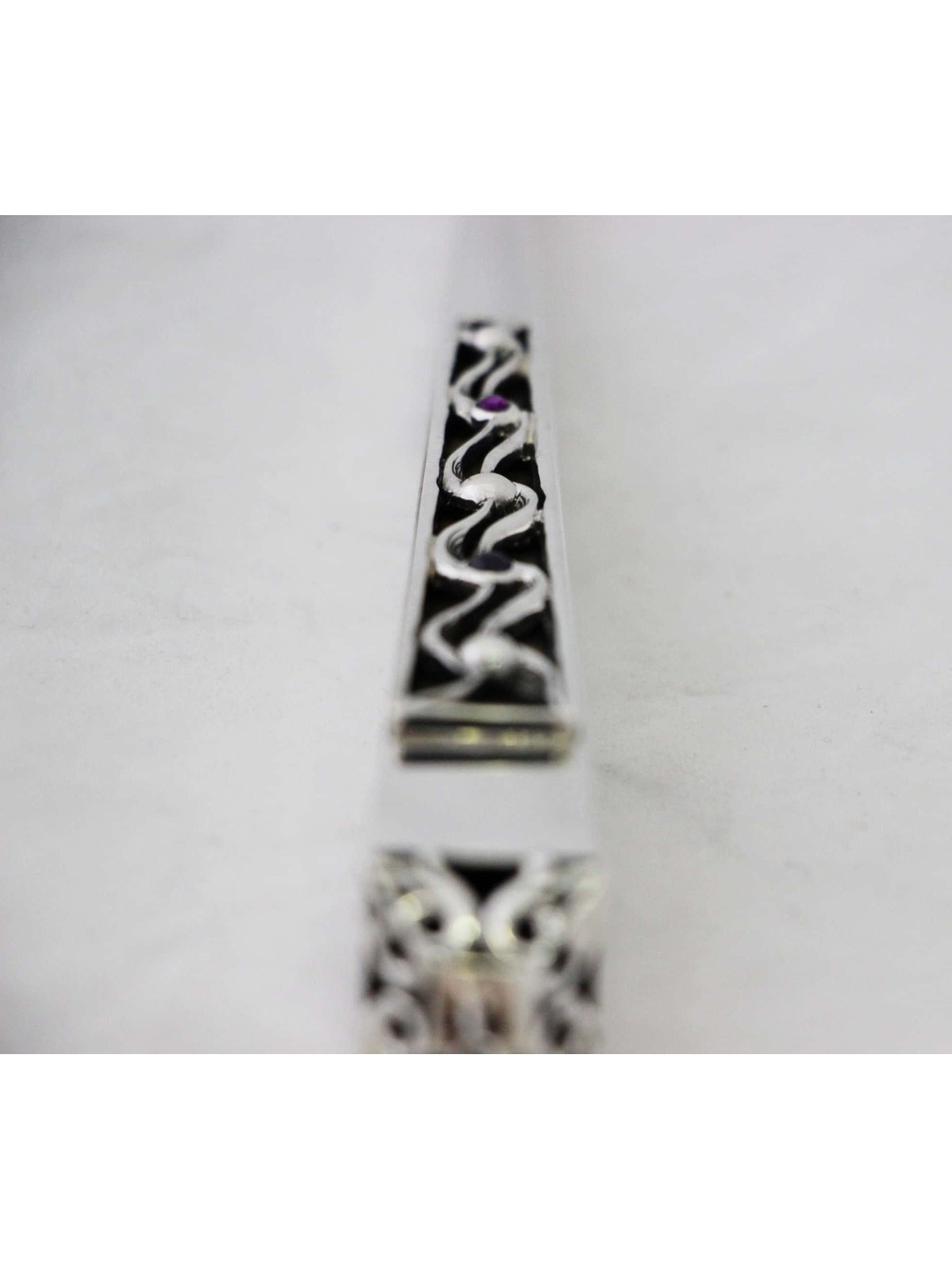 Yad Torah Pointer with Amethyst Stones , Shabbat Gifts , Israeli Judai