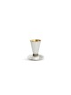 Coupe de Kiddush en argent sterling avec bénédiction en émail, coupes de Kiddush modernes