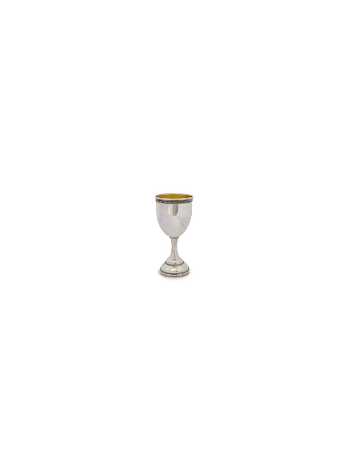 Classic and Beautiful Sterling Silver Wine Cup , Passover Gifts , Isra