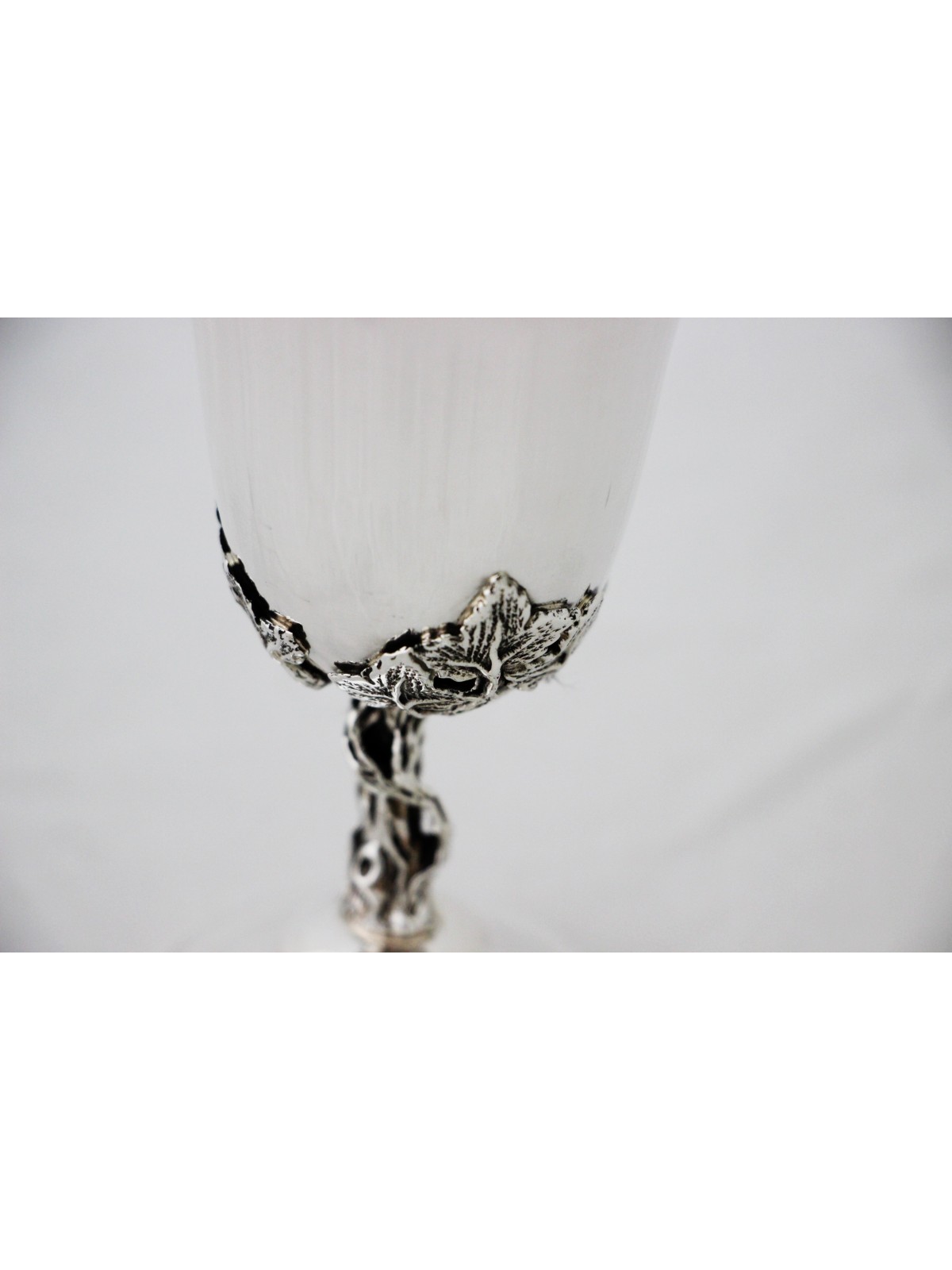 Gobelet à vin en argent sterling inspiré de la nature, cadeaux de Pâque, israélien