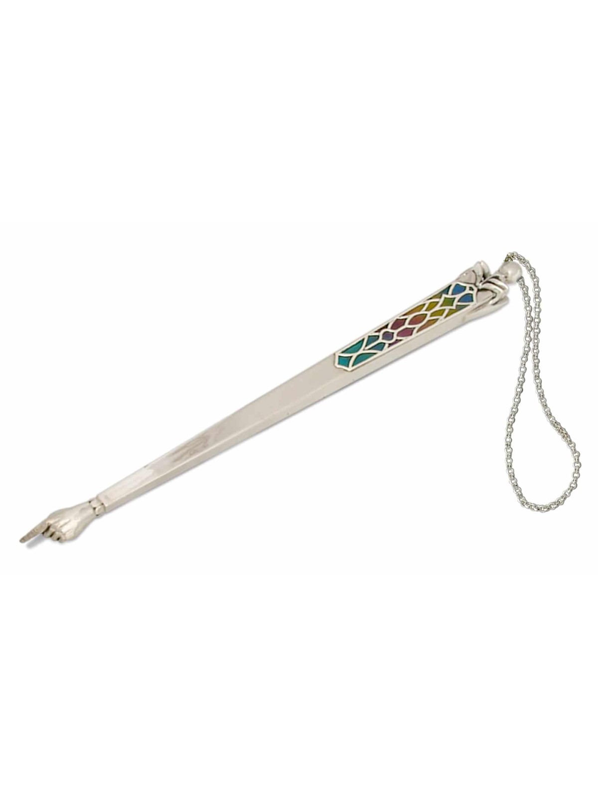 Grand pointeur de Torah avec étiquette de nom et émail, cadeaux de Shabbat, israélien