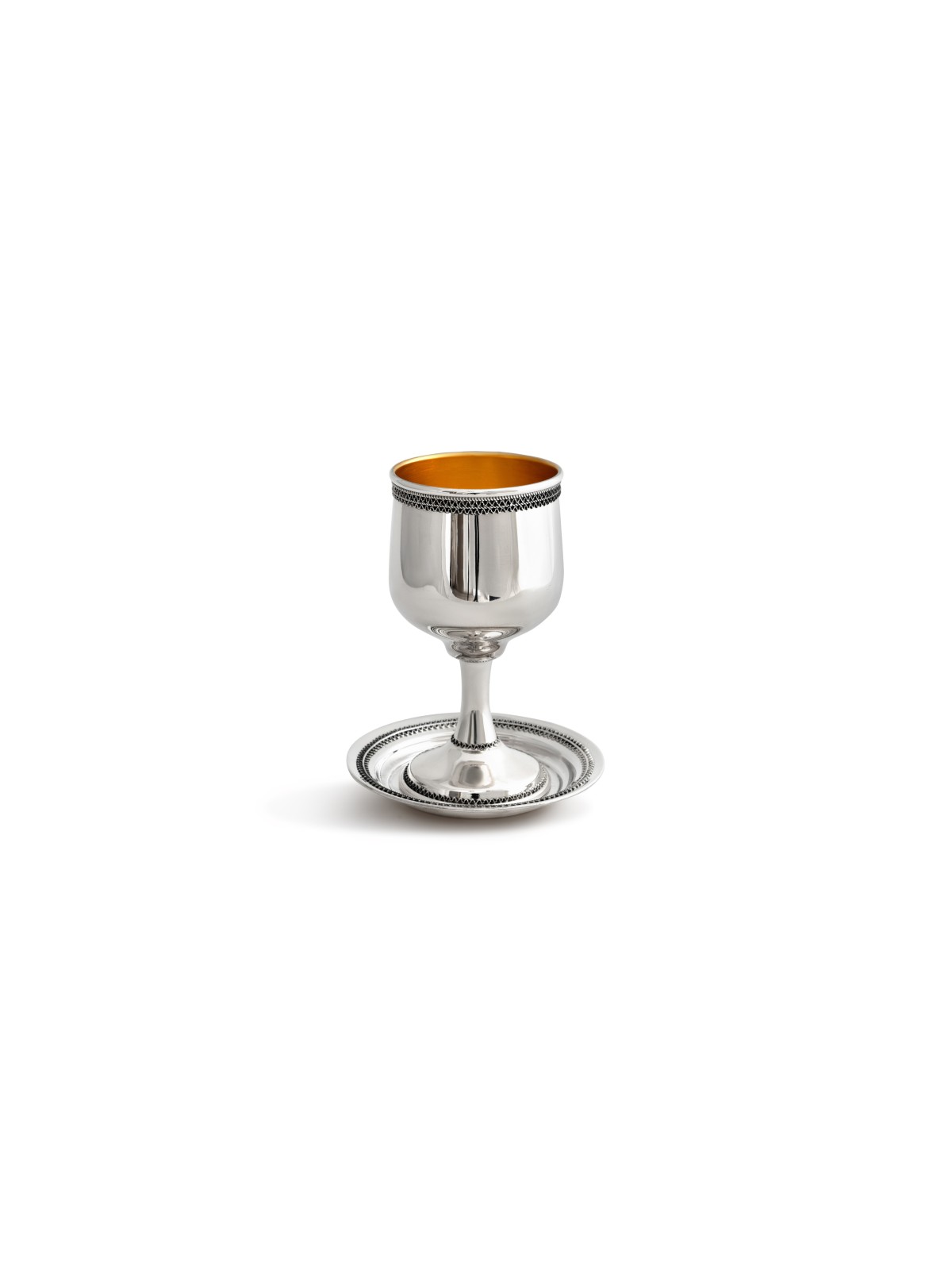 Bel ensemble de Kiddouch en argent sterling, cadeaux de Pâque, Judaï israélien
