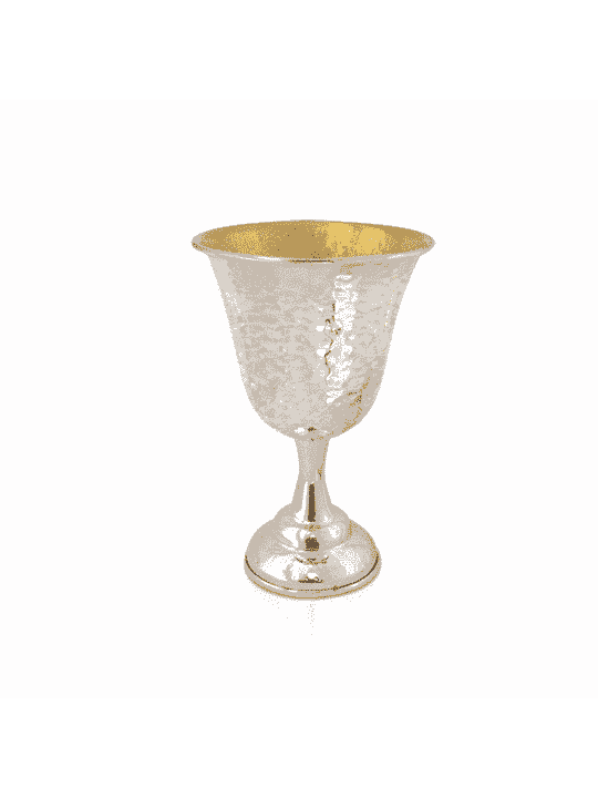 Bel et élégant ensemble de Kiddouch martelé, cadeaux de Pâque, Ju israélien