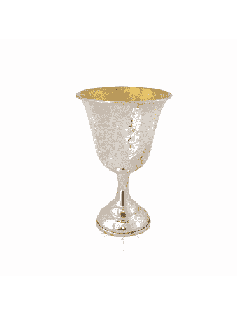 Bel et élégant ensemble de Kiddouch martelé, cadeaux de Pâque, Ju israélien