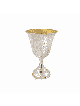 Bel et élégant ensemble de Kiddouch martelé, cadeaux de Pâque, Ju israélien