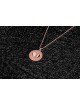 Personalized Folding Heart Gold Pendant , Tu B'Av Gifts , Israeli Juda