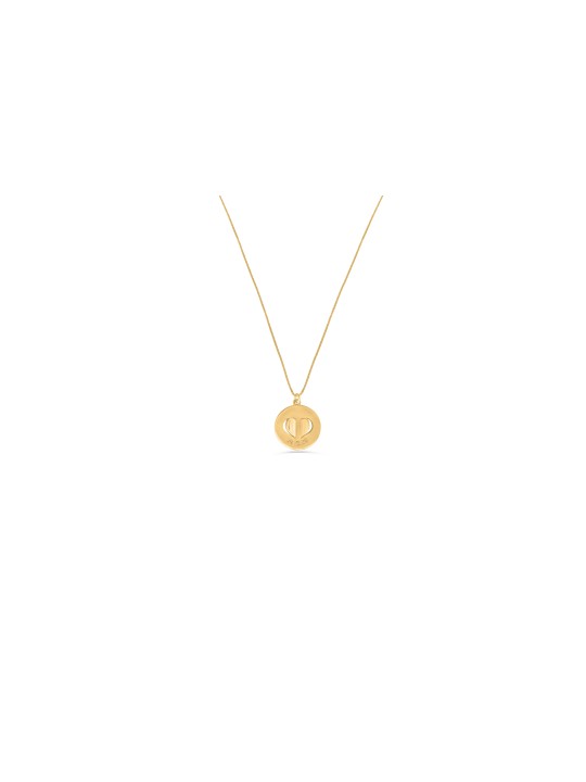 Personalized Folding Heart Gold Pendant , Tu B'Av Gifts , Israeli Juda