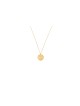 Personalized Folding Heart Gold Pendant , Tu B'Av Gifts , Israeli Juda
