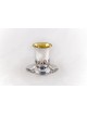 Émail martelé de coupe de Kiddush de Jérusalem, coupes de Kiddush modernes, israéliennes