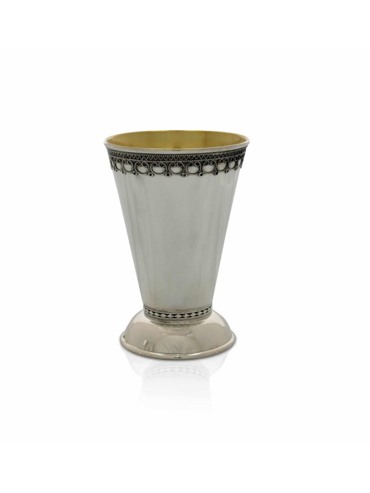 Coupe de Kiddouch en forme de cône avec anneau en filigrane, cadeaux de Pâque, Israël