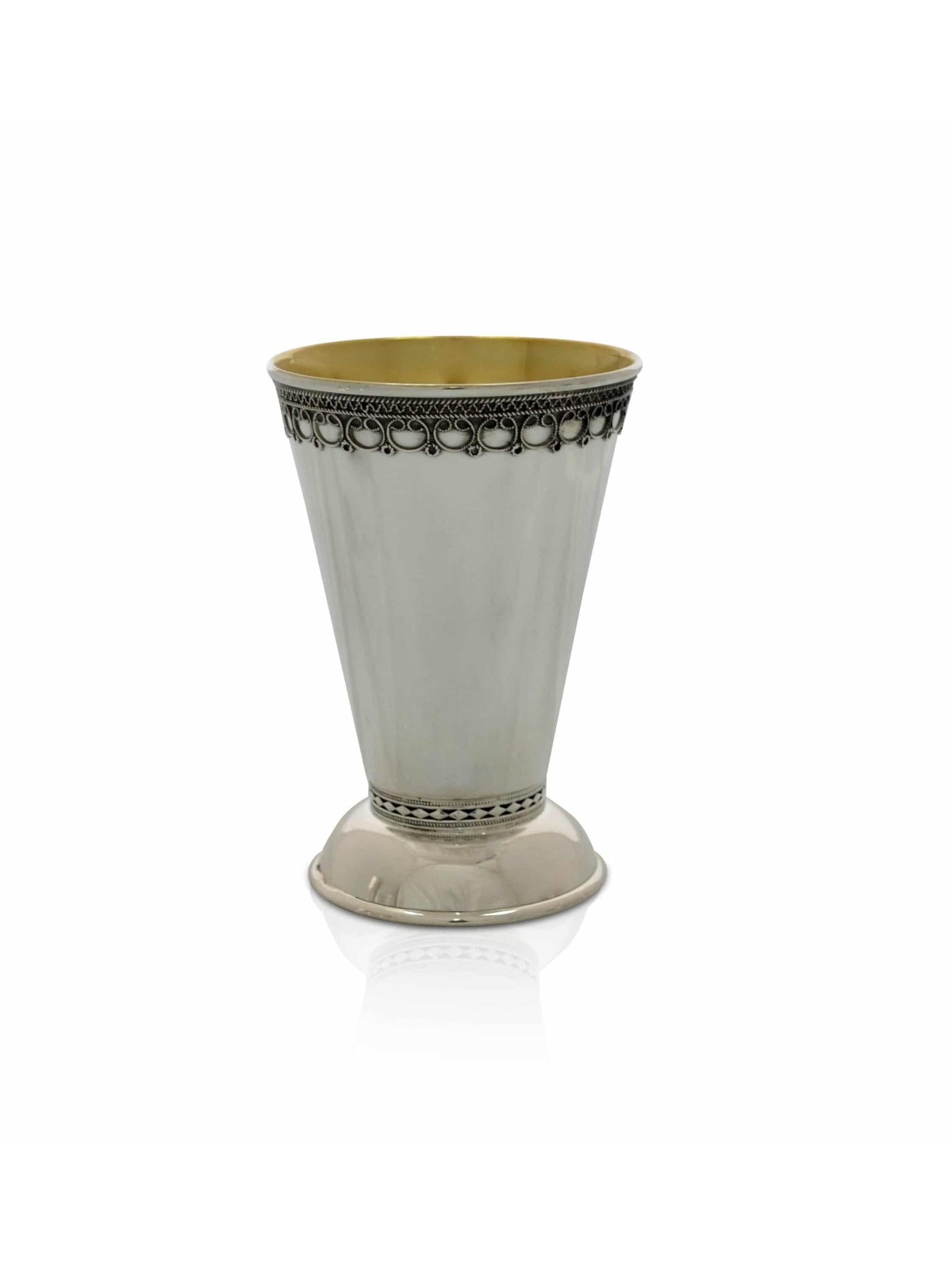 Coupe de Kiddouch en forme de cône avec anneau en filigrane, cadeaux de Pâque, Israël