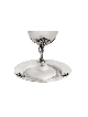 Nature Leaf Shaped Sterling Silver Kiddush cup , Passover Gifts , Isra