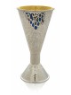 Coupe de Kiddouche martelée avec motifs de raisin, coupes de Kiddouche modernes, Israël