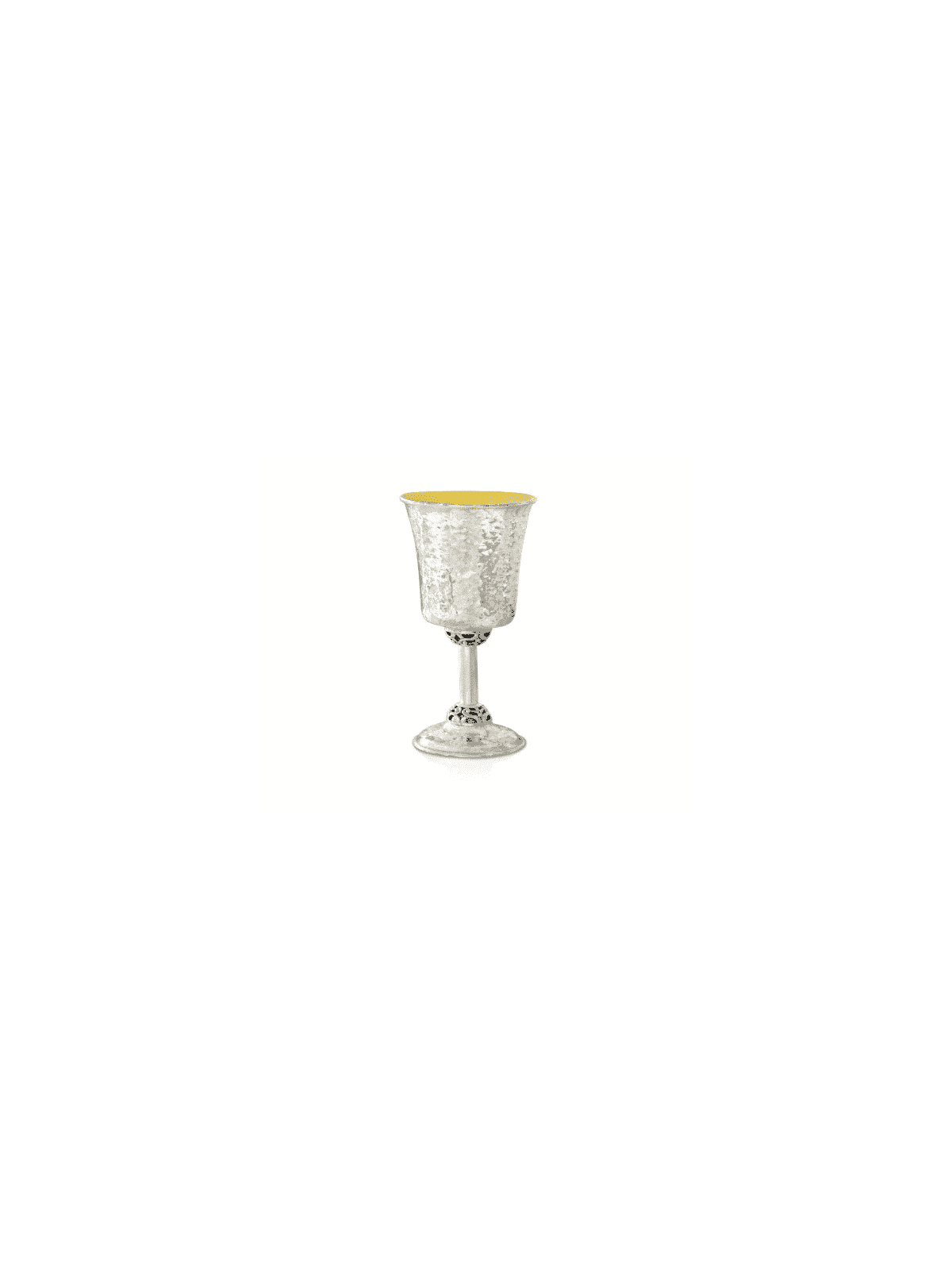 Coupe de Kiddouch en argent sterling martelé 925, cadeaux de Pâque, Ju israélien