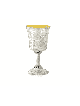 Coupe de Kiddouch en argent sterling martelé 925, cadeaux de Pâque, Ju israélien