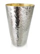 Coupe de Kiddouch en argent sterling martelé moderne, cadeaux de Pâque, israélien
