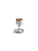 Filigrane de coupe de Kiddouch classique avec bénédiction, cadeaux de Pâque, israélien