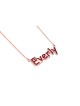 14K Gold Name Pendant with Colorful Enamel , Colorful Name Necklaces ,