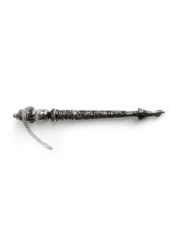 Grand Yad Torah en argent sterling fait à la main avec Fili, Torah traditionnelle