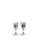 Tasse de Kiddush émaillée sur mesure en argent sterling, tasses de Kiddush modernes, est