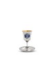 Tasse de Kiddush émaillée sur mesure en argent sterling, tasses de Kiddush modernes, est