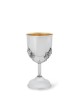 Coupe de Kiddouch en argent sterling lourd inspirée de la nature, cadeaux de Pâque, I