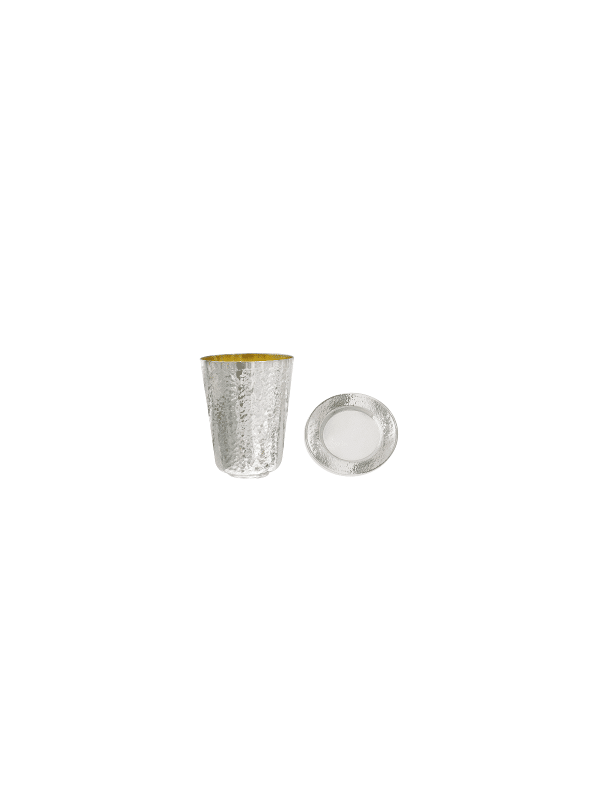 Classic & Elegant Hammered Wine Cup , Passover Gifts , Israeli Judaica