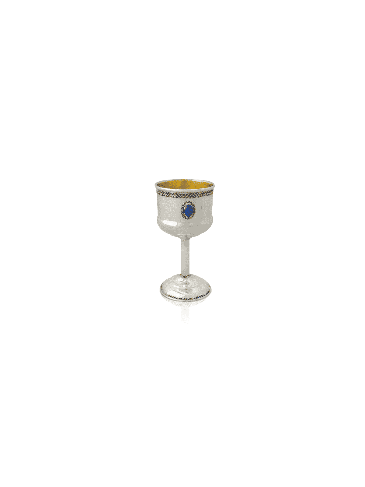 Belle coupe de Kiddush en filigrane, cadeaux de Pâque, Judaica israélienne