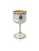 Beautiful Filigree Kiddush Cup , Passover Gifts , Israeli Judaica