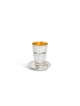 Custom Name Sterling Silver Hammered Kiddush Cup , Passover Gifts , Is