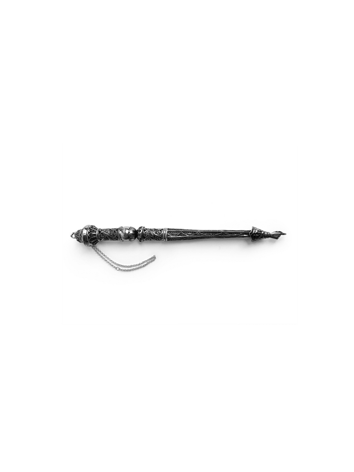 Traditional Ornate Filigree Design Torah Pointer f , Traditional Torah