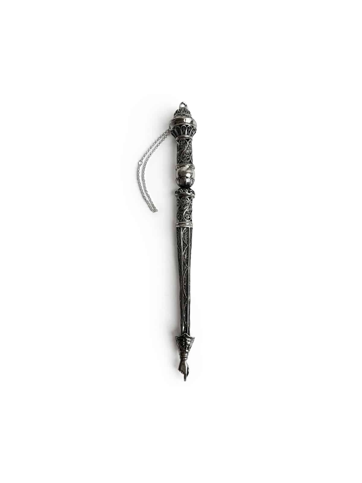 Traditional Ornate Filigree Design Torah Pointer f , Traditional Torah