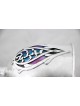Superbe coupe de Kiddush en argent sterling martelé, coupes de Kiddush modernes,