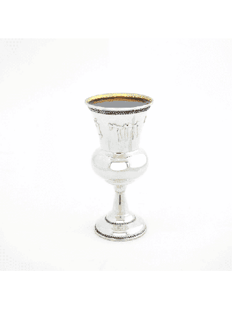 Sterling Silver Kiddush Cup Ani Ledodi , Passover Gifts , Israeli Juda