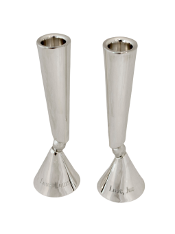 Personalized Classic Long 925 Sterling Silver Cand , Sterling Silver C