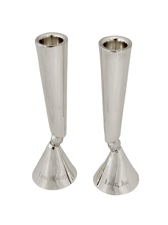 Personalized Classic Long 925 Sterling Silver Cand , Sterling Silver C
